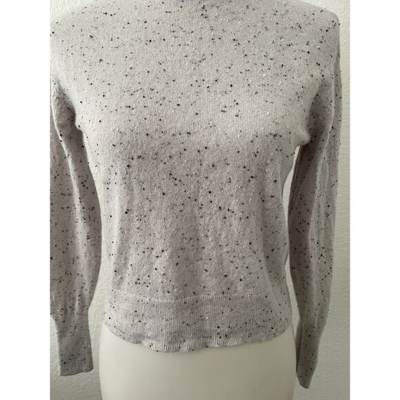 Everlane Sweater Pullover High Neck Cashmere Speckled - Picture 3 of 12